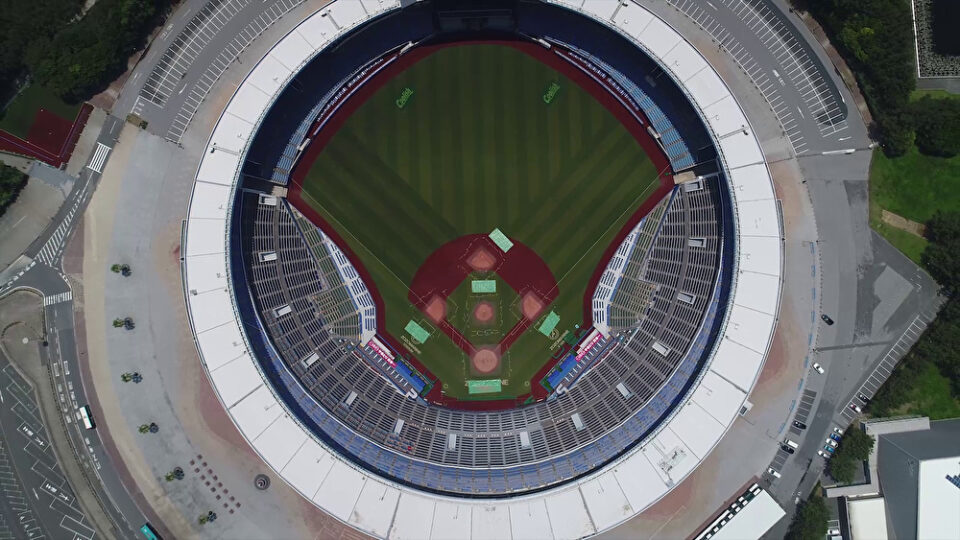千葉ZOZOマリンスタジアムドローン