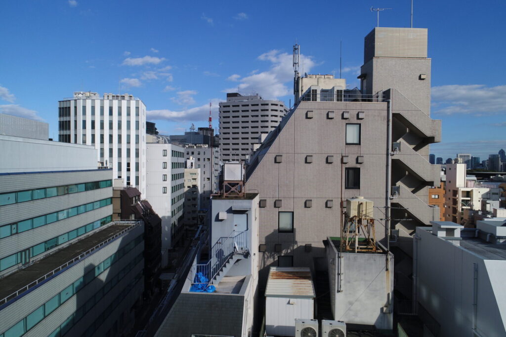 東京都永田町 皇居付近のマンション眺望撮影