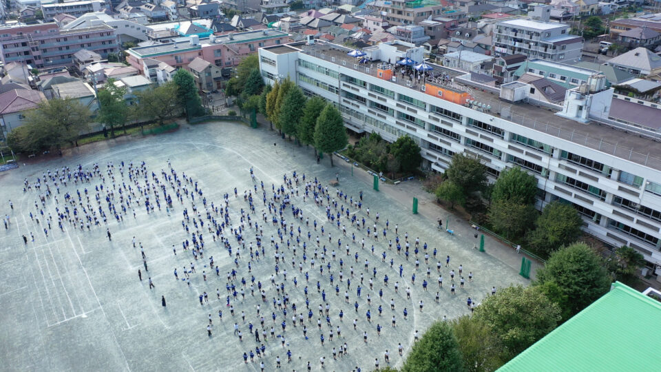 DROLIEN学校へ行こう2021未成年の主張ドローン空撮