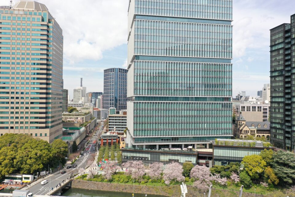 DROLIEN赤坂ホテル眺望ドローン空撮日中