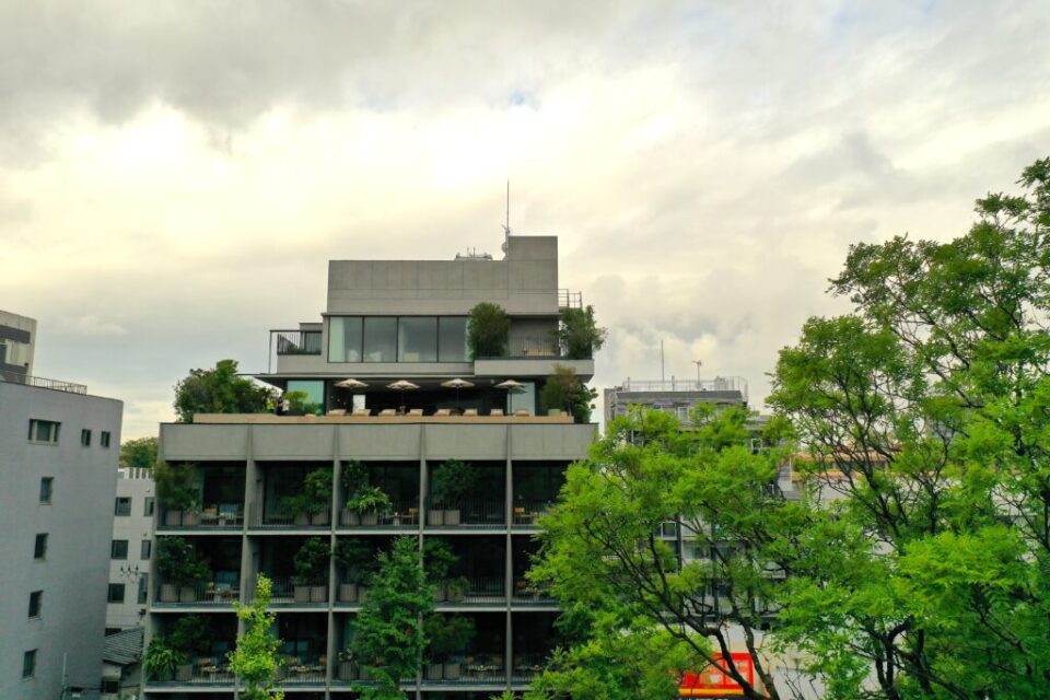 トランクホテル渋谷代々木公園ドローン