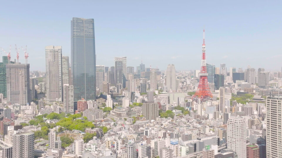 DROLIEN麻布台ヒルズドローンヘリコプター空撮