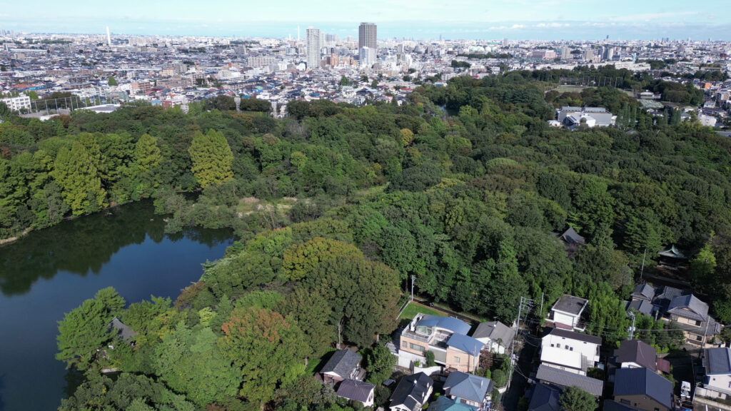 ドロリアン練馬区石神井公園物件ドローン空撮