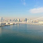 DROLIENレインボーブリッジドローン海上空撮東京湾